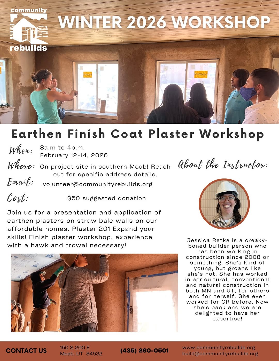 Earthen Finish Coat Plaster Workshop