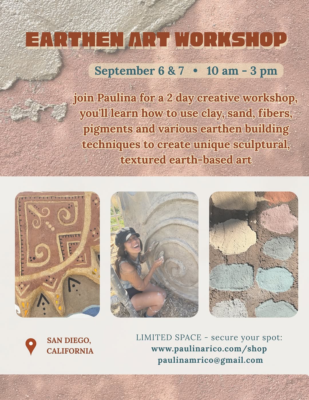 Creative Earthen Art Workshop: Sculptural & Textured Earth-Based Art